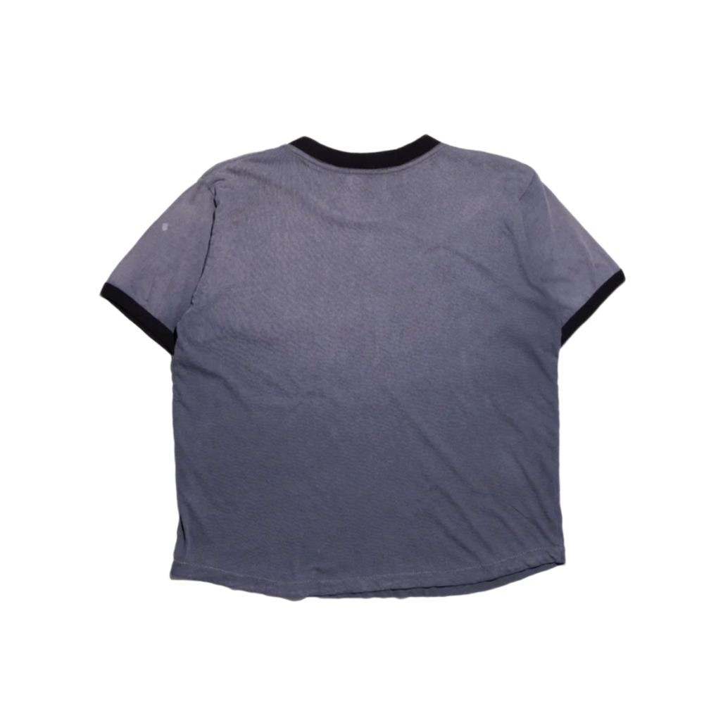 Enfants Riches Deprimes 'Grey/Blue' Logo Ringer Tee