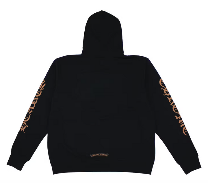 Chrome Hearts 'Vertical Logo' F*ck You Black/Brown Hoodie