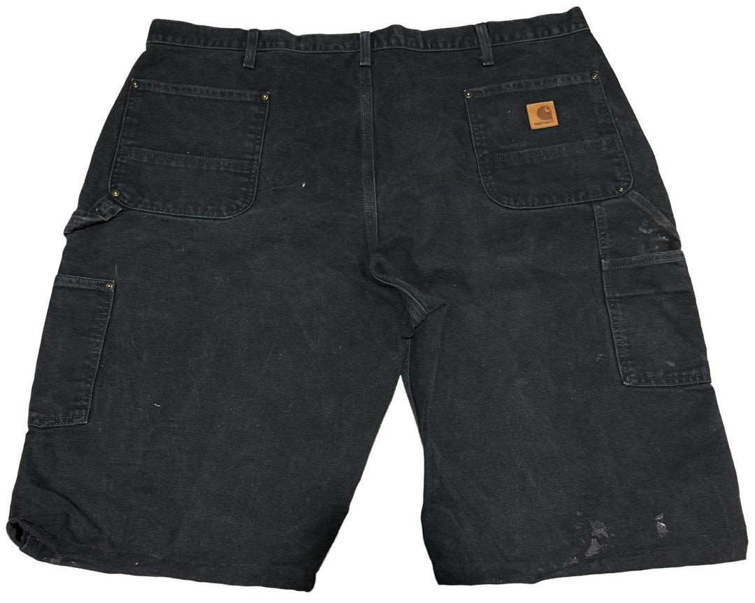 Carhartt 'Black' Marked Double Knee Carpenter Shorts