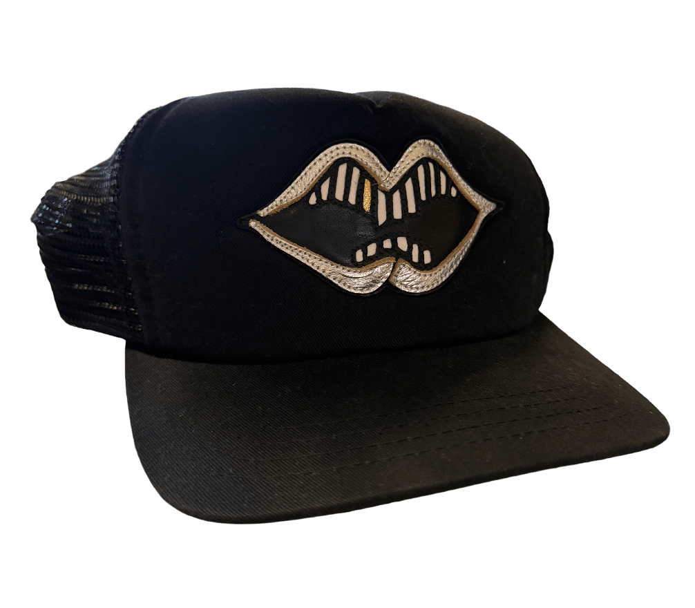 Chrome Hearts Matty Boy 'Silver Chomper' Leather Patch Hat