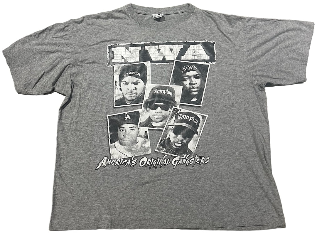 NWA 'Americas Original Gangsters' Grey Vintage Tee