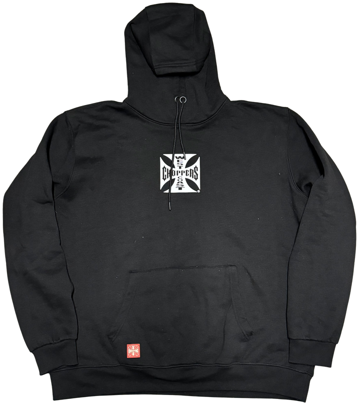West Coast Choppers 'Cross Logo' Vintage Black Hoodie