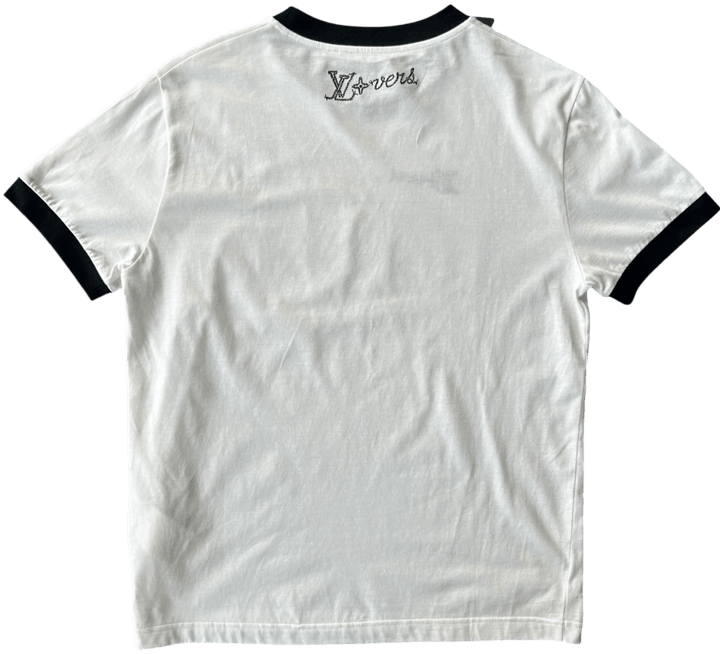Louis Vuitton 'LV Lovers Interstate' White Tee