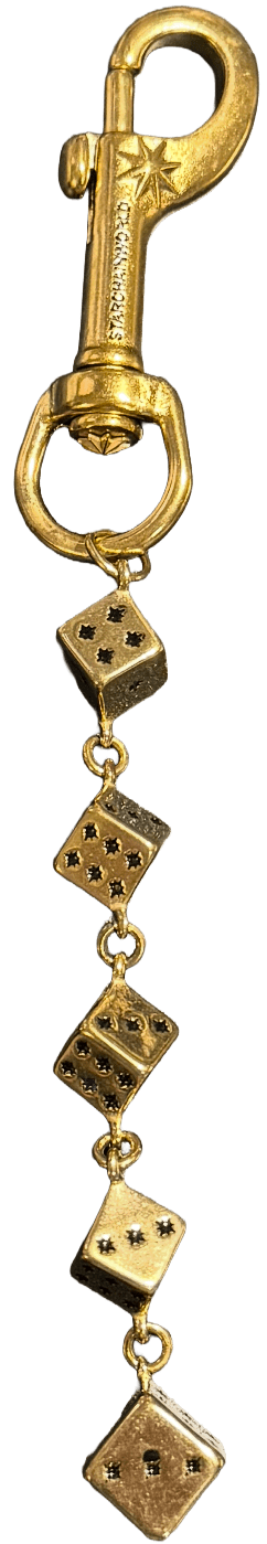 Starchain World 'Gold' Dice Keychain
