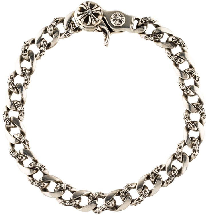 Chrome Hearts 'Fancy Link' Lobster Clasp Choker Necklace
