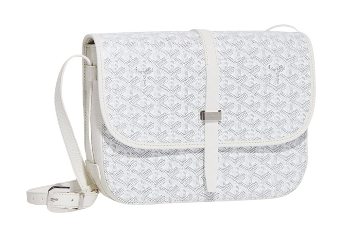 Goyard 'White' Belvedere MM Bag