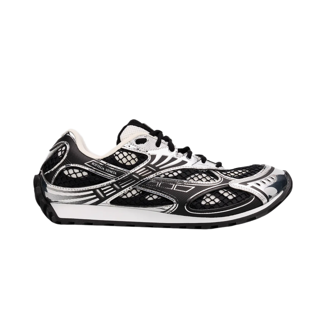Bottega Veneta 'Black and Silver' Orbit Sneakers