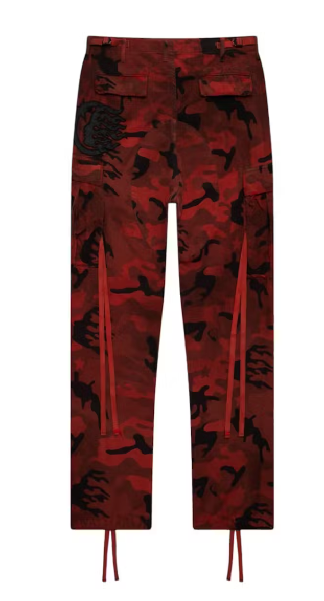 Hellstar 'Red' Camo Cargo Pants