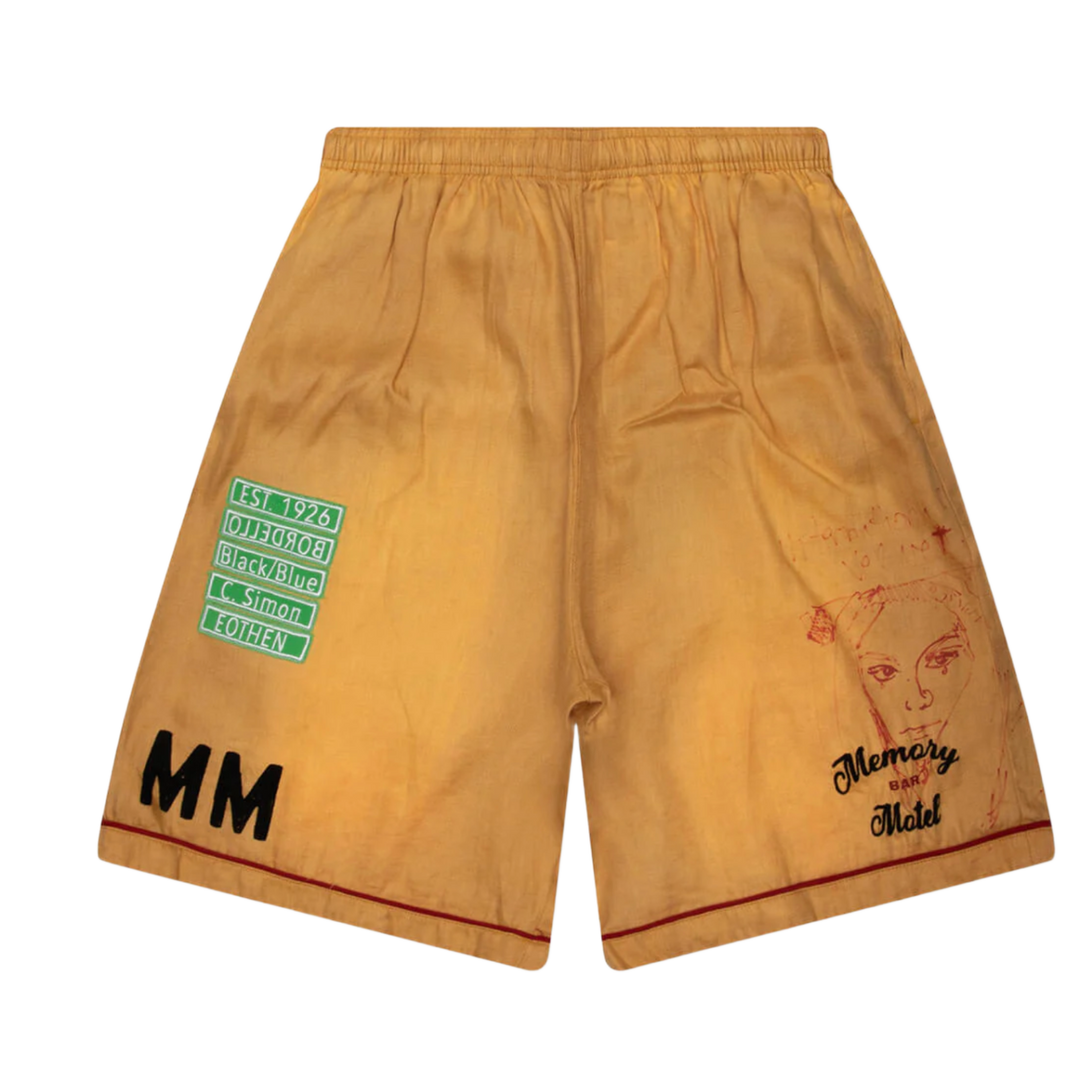 Paly 'Montauk' Yellow Bowling Shorts