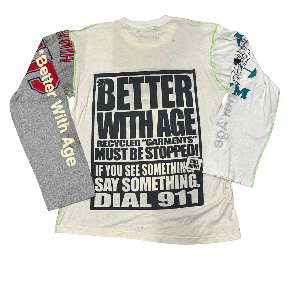*Better With Age 'African Outback' Reversible Smear Longsleeve Tee