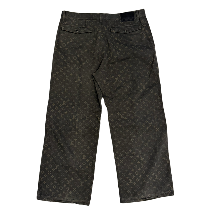 Louis Vuitton 'Green Monogram' Denim Pants
