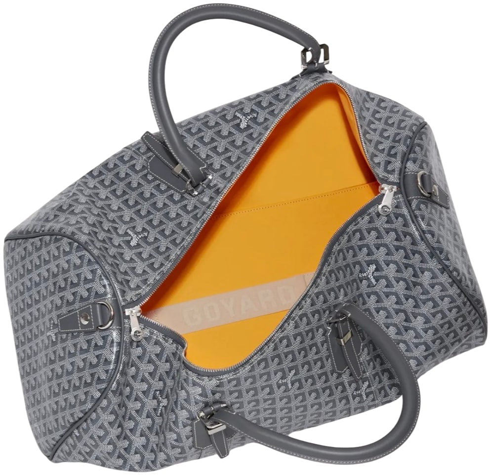 Goyard 'Boston 50' Grey Duffle Bag