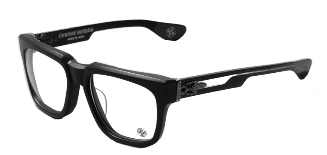 Chrome Hearts 'Box Officer' Matte Black Glasses