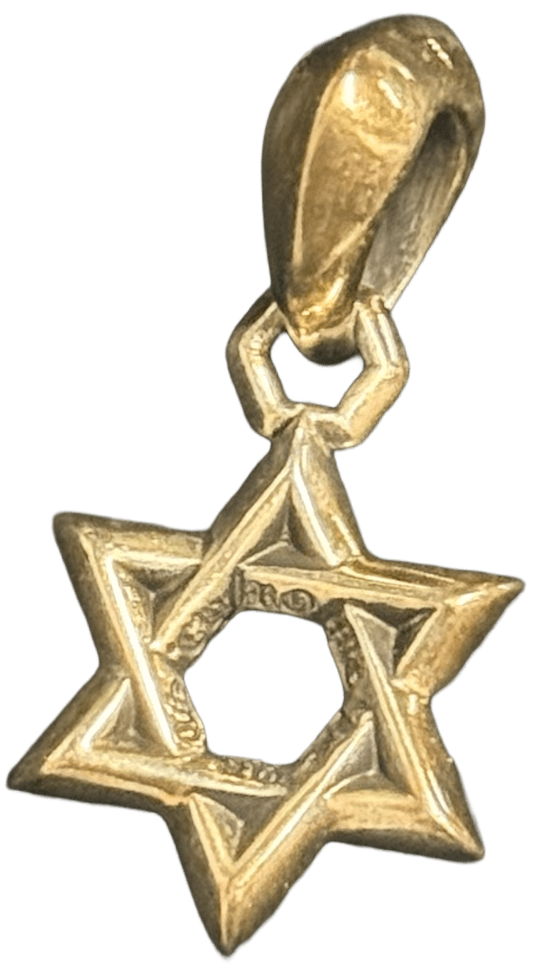 Chrome Hearts 'Mini' Silver Star of David Pendant