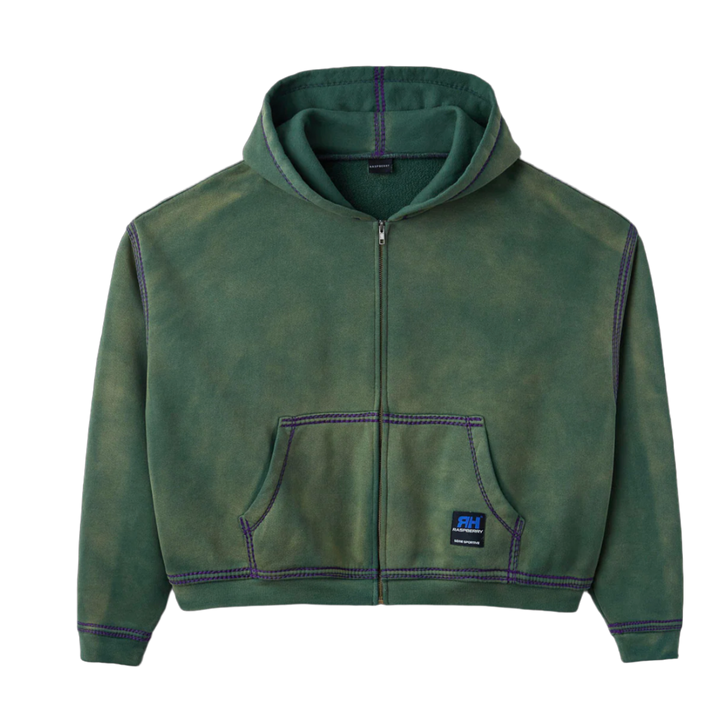 Gold+Vintage Gallery Raspberry Hills 'Skunk' Zip Up Hoodie