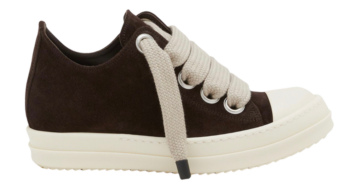 Rick Owens 'Mahogany' Jumbo Lace Sneakers