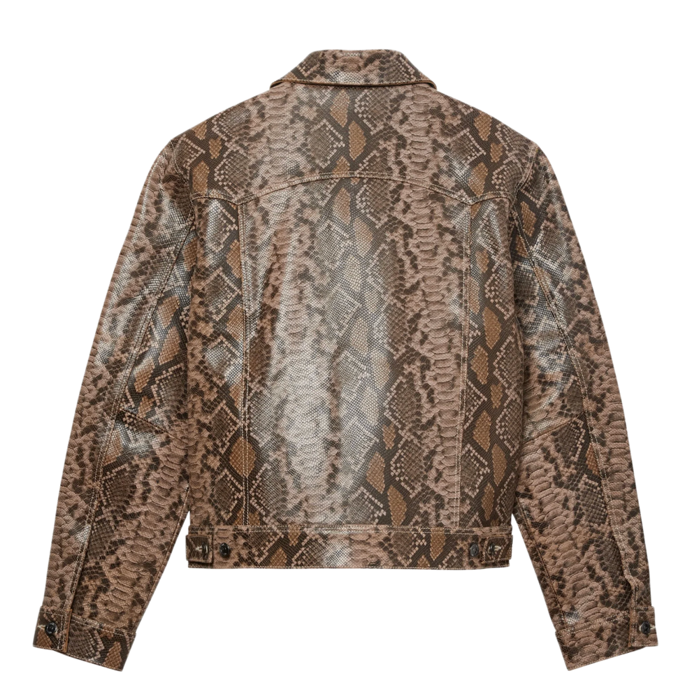 Midnight Rodeo 'Snakeskin' Leather Jacket