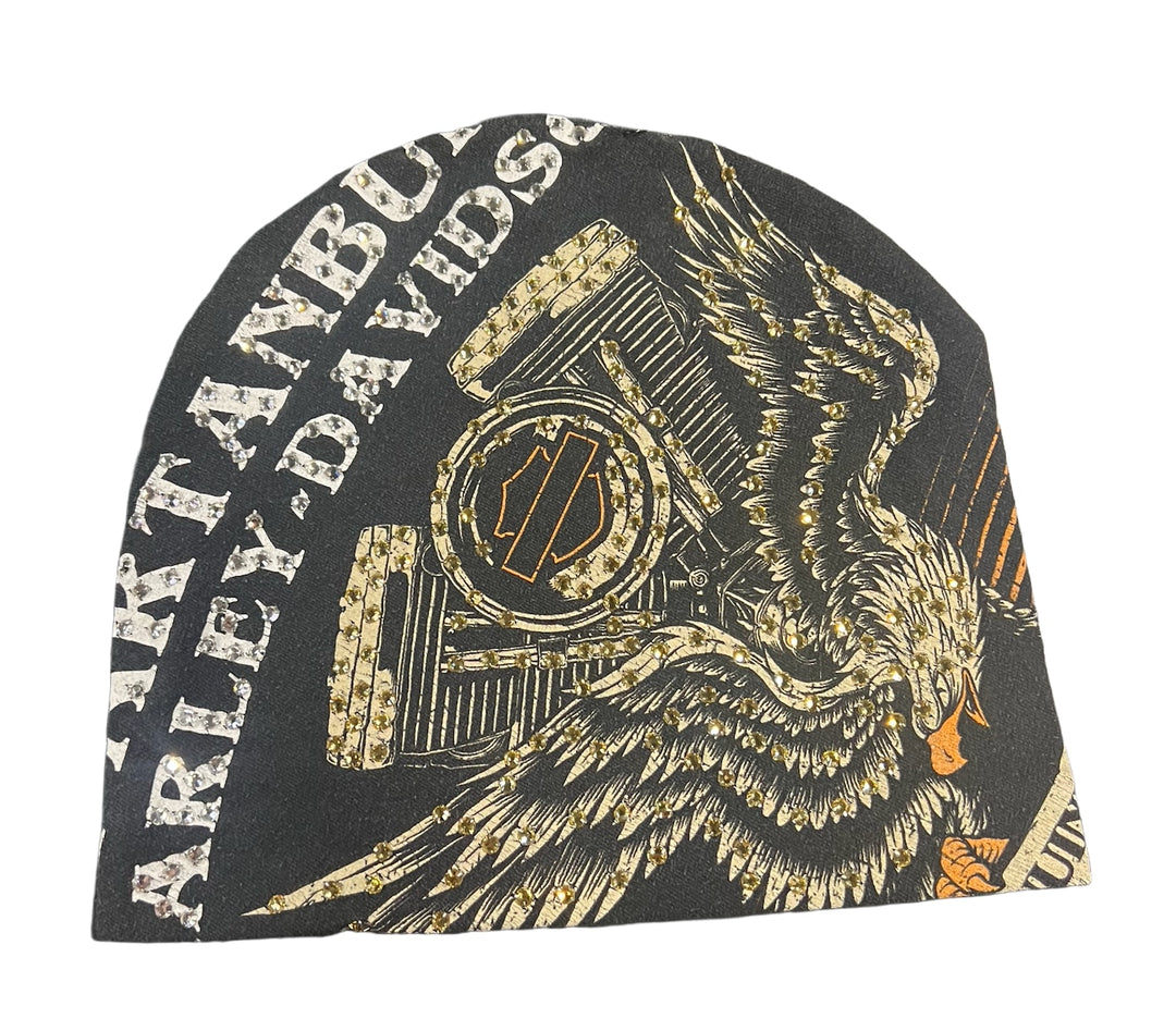 Bossi 'Winged Motor' Rhinestone Vintage Beanie