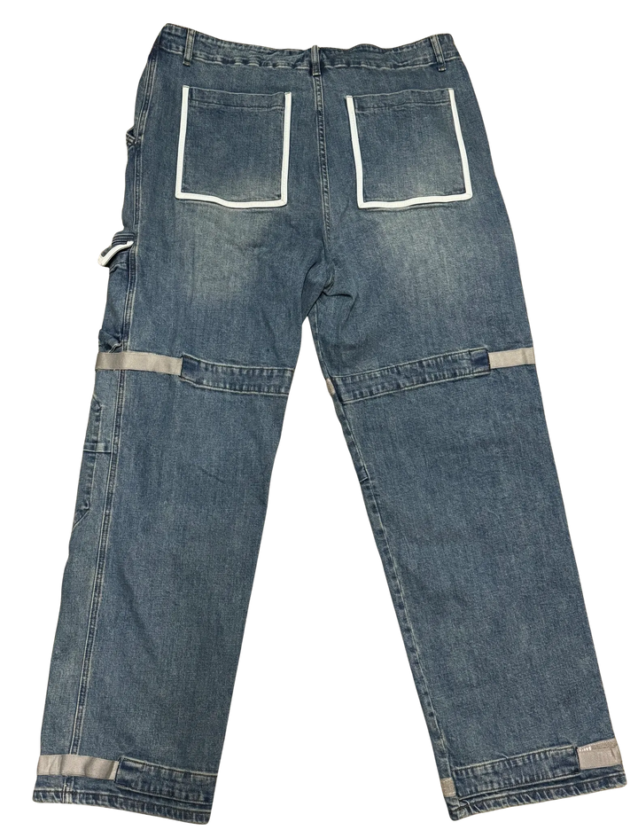 Happy Memories Don't Die HMDD 'Blue' Cargo Jeans