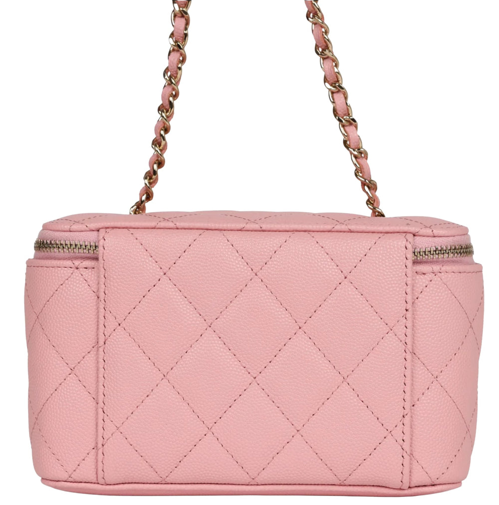 Chanel 'Pink' Small Classic Vanity Bag