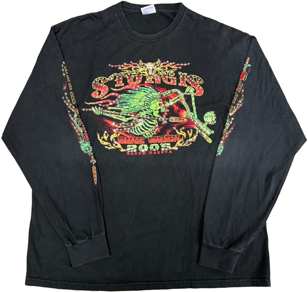 Sturgis 'Bike Week 2005' Rhinestone Vintage Longsleeve