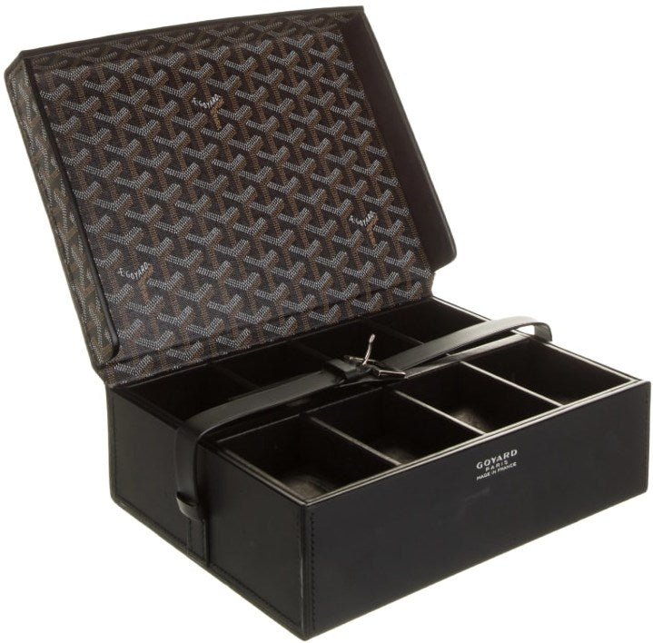 Goyard 'Coffret Montres' Noir 8 Watch Case