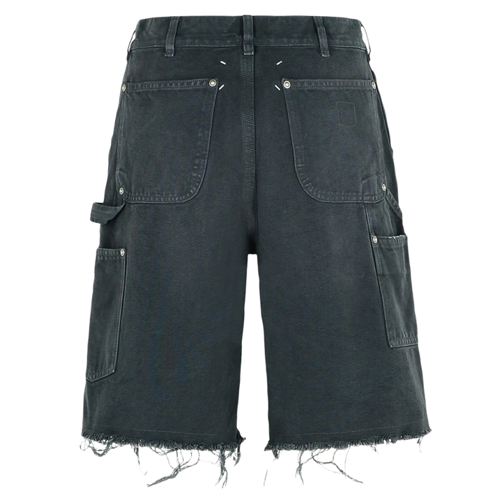 Maison Margiela 'Washed Navy' Distressed Shorts