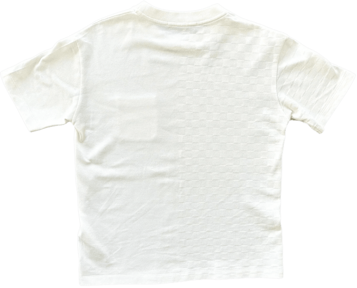 Louis Vuitton 'Half Damier' White Pocket Tee