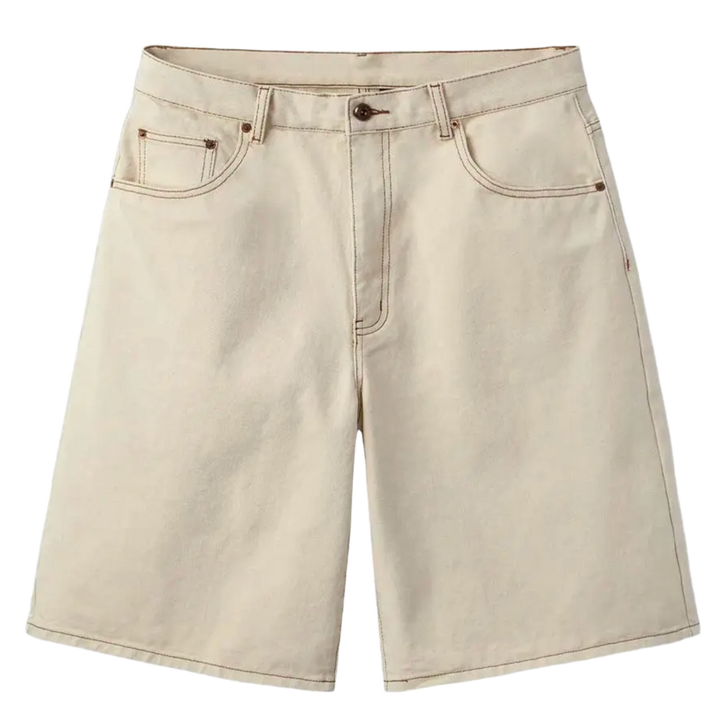 Gold+Vintage Gallery Raspberry Hills 'Cream' Denim Shorts