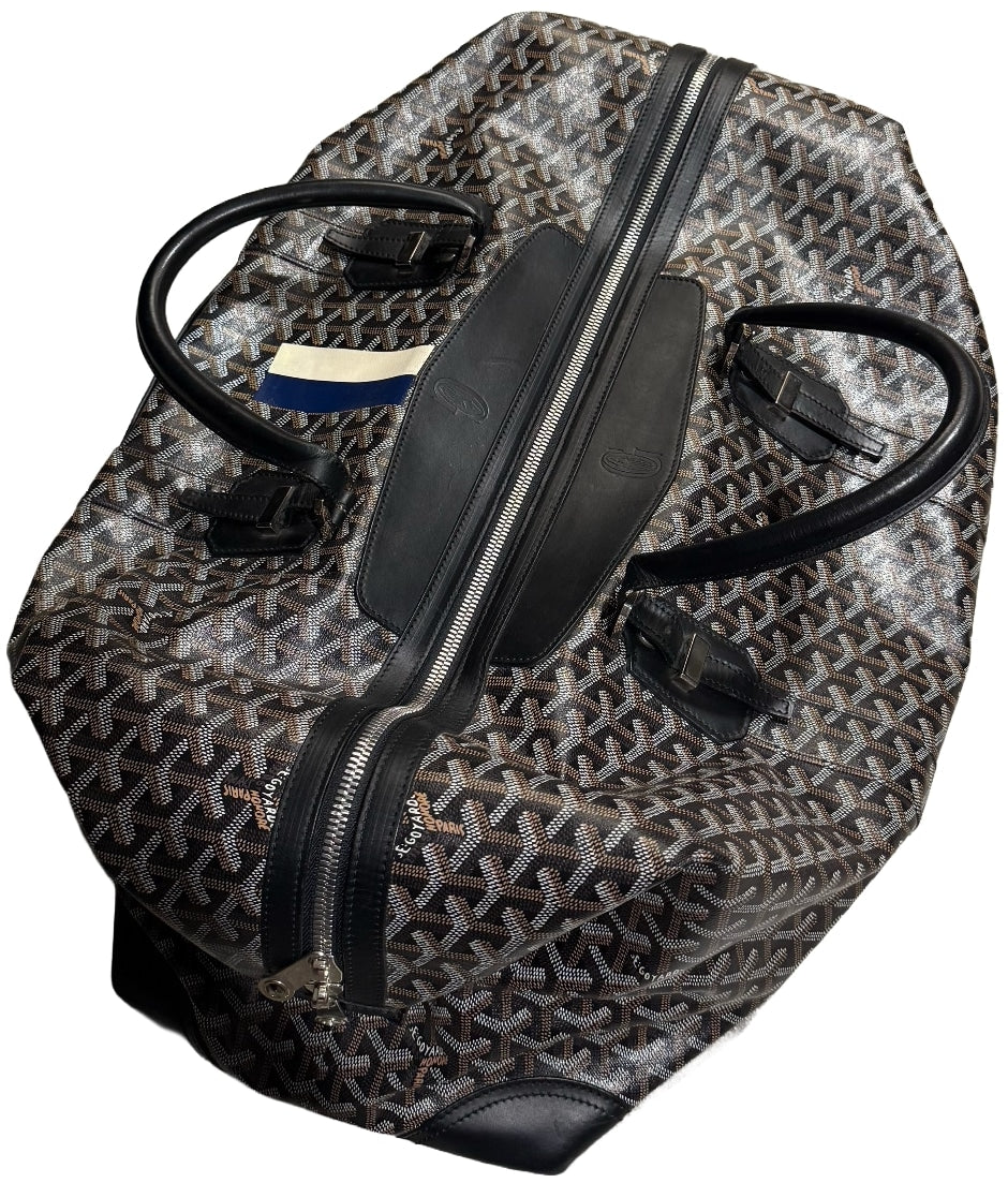 Goyard Custom 'Black' Boeing 55 Duffle Bag