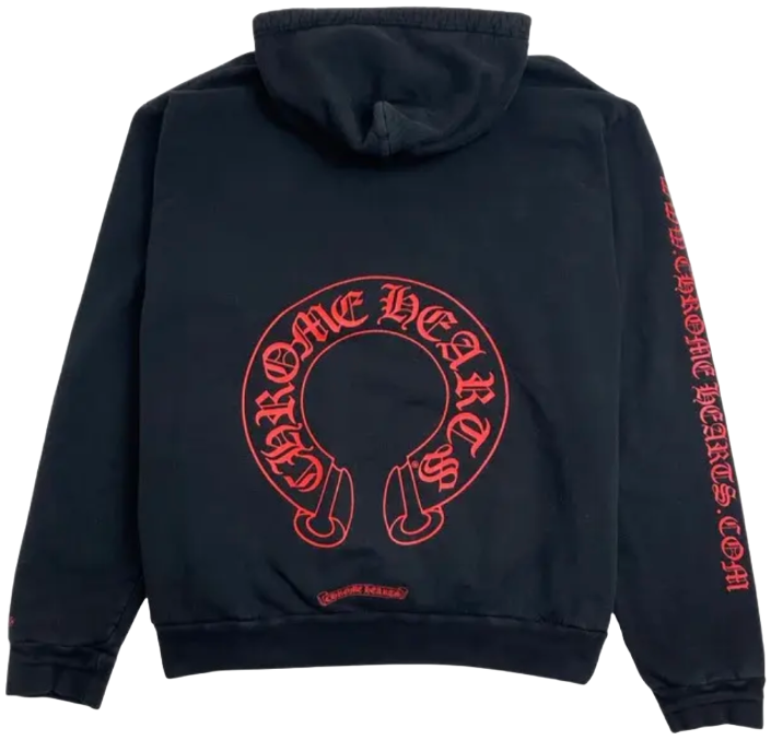 Chrome Hearts 'Red' Horseshoe Hoodie