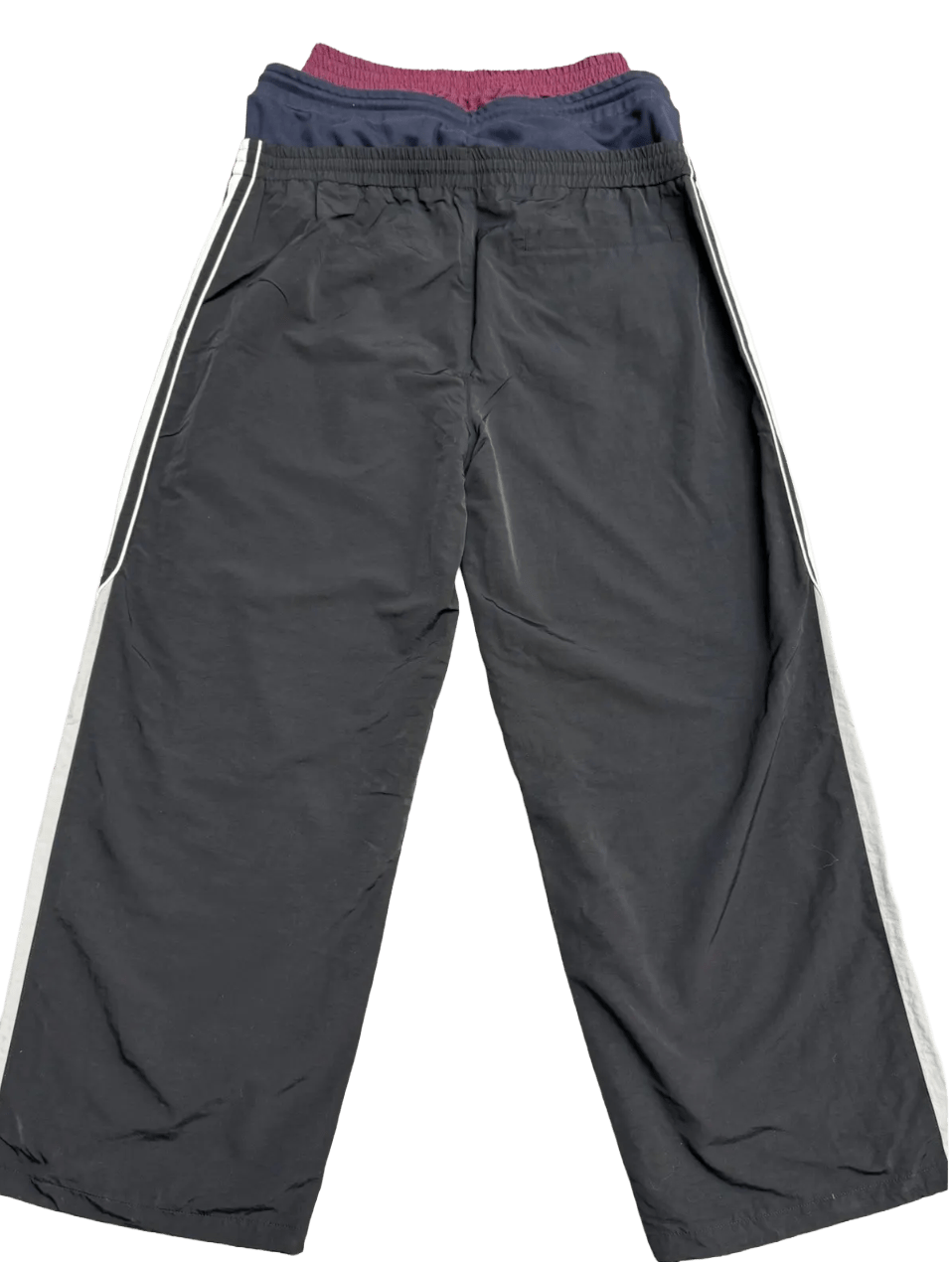 Protocol Index 3 Layered Black Track Pants