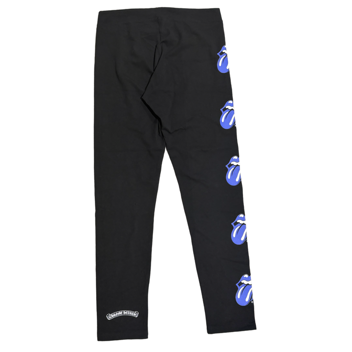 Chrome Hearts 'Rolling Stones' Blue Lips Leggings