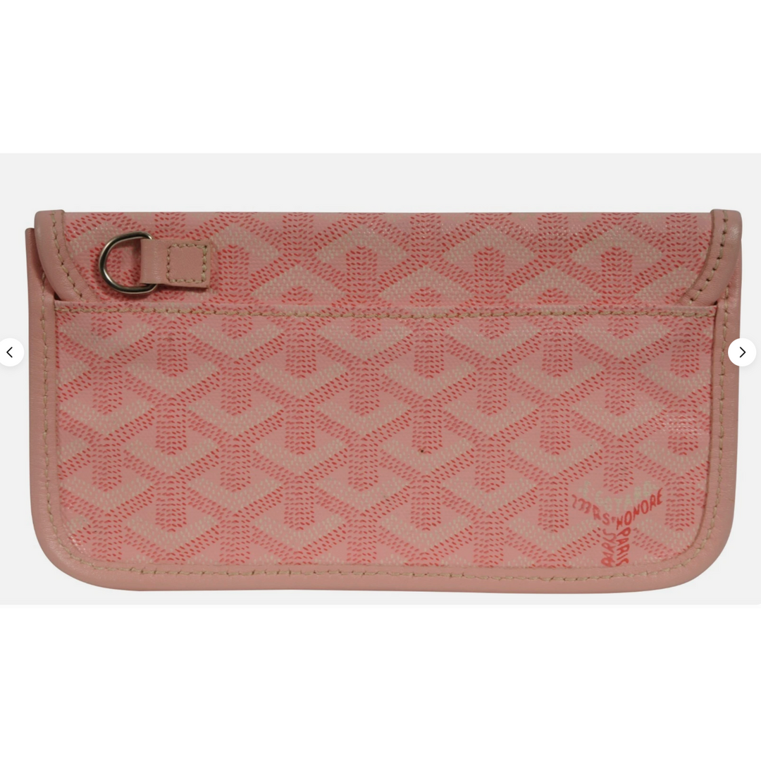 Goyard 'Pink' Wallet Snap Button Pouch