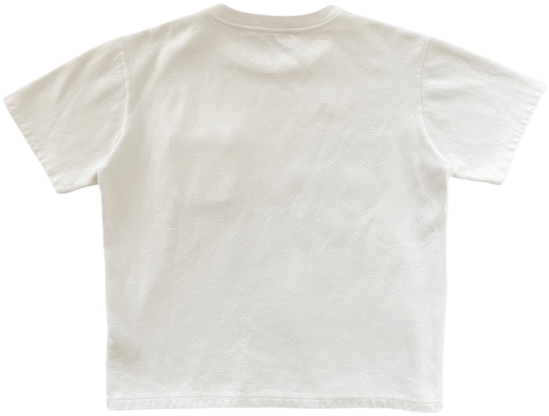 Louis Vuitton 'LV Monogram' White Pocket Tee