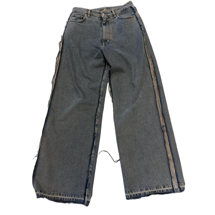 Maison Margiela 'MM6 Blue' Wide Leg Jeans
