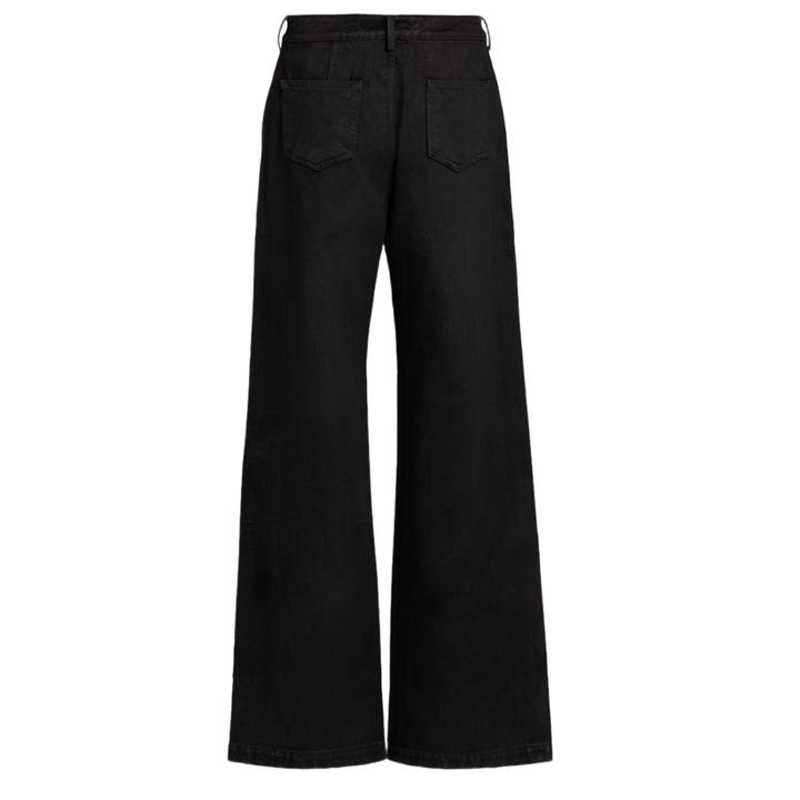 Rick Owens DRKSHDW 'Geth' Black Wax Jeans 