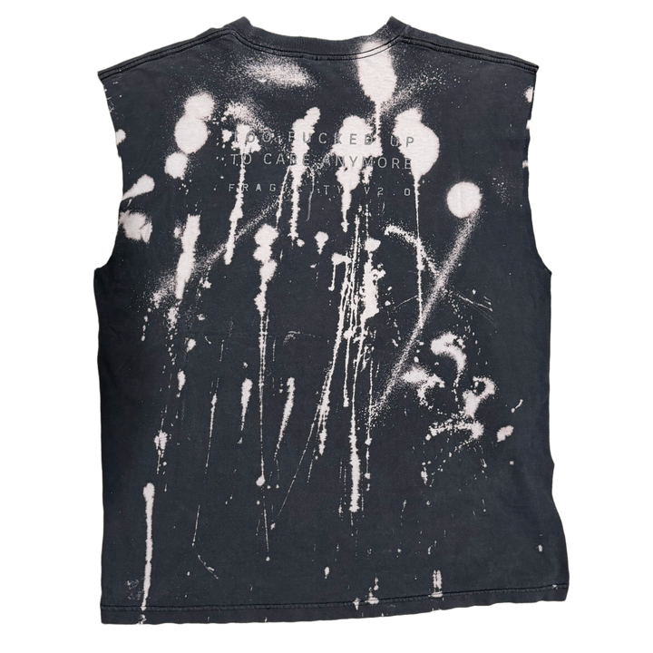 Nine Inch Nails 'Tie Dye'  Vintage Black Cutoff 