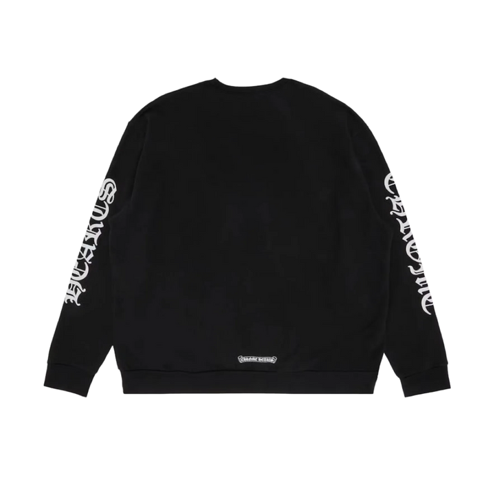 Chrome Hearts 'Neck Logo' Black Crewneck