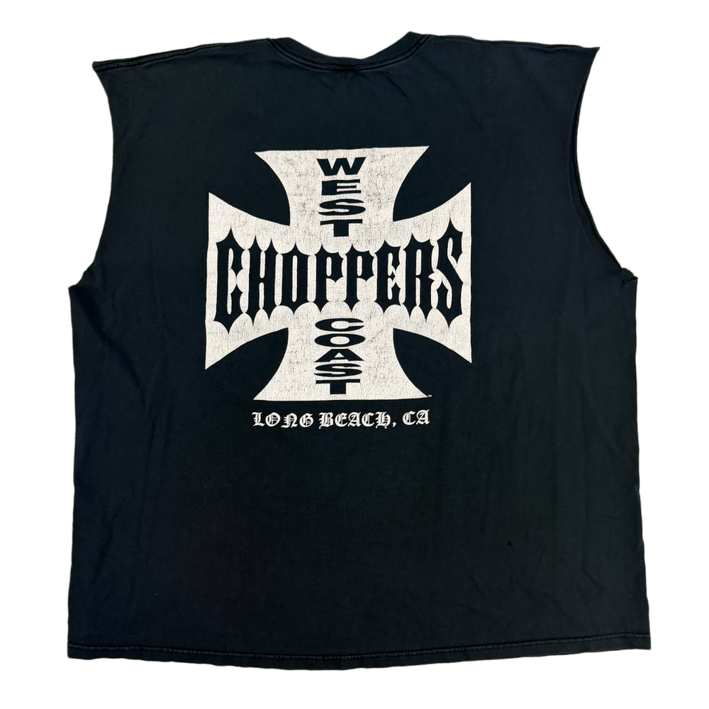 West Coast Choppers 'Faded Black' Vintage Cutoff