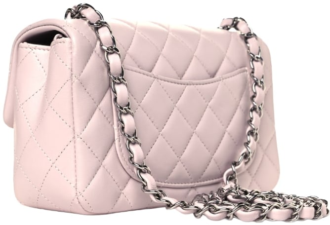 Chanel 'Baby Pink' Lambskin Quilted Classic Flap Bag