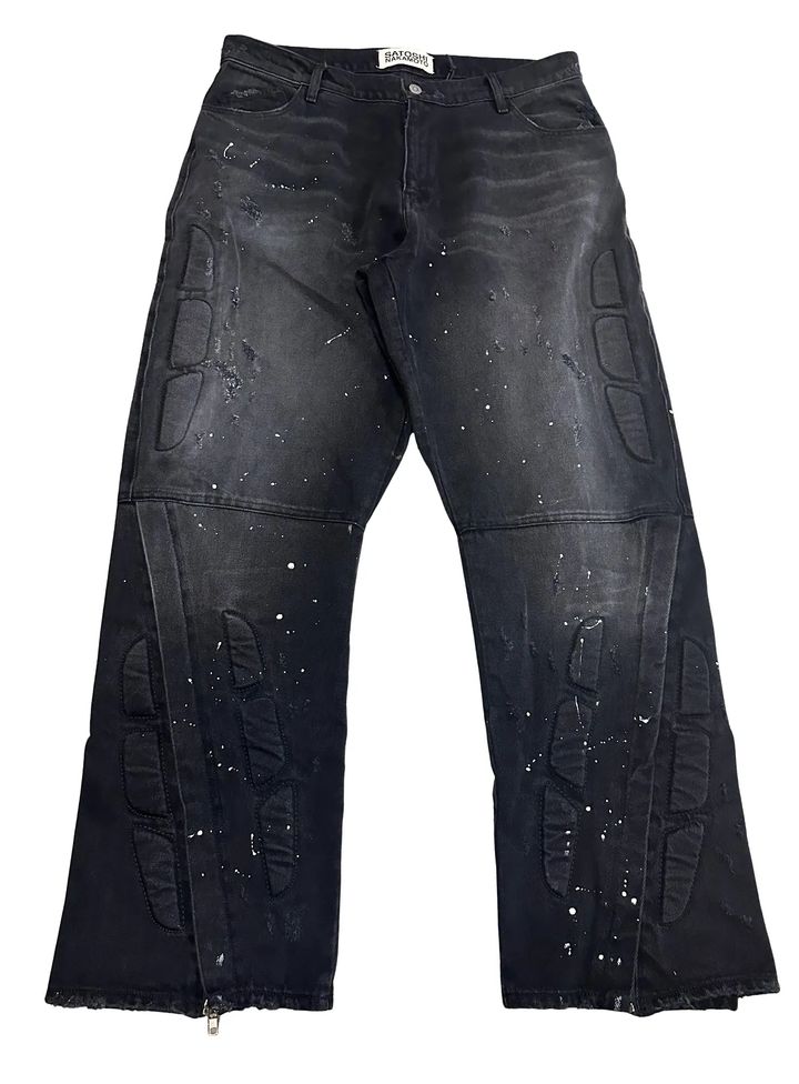 Satoshi Nakamoto 'Black' Enduro Denim Jeans