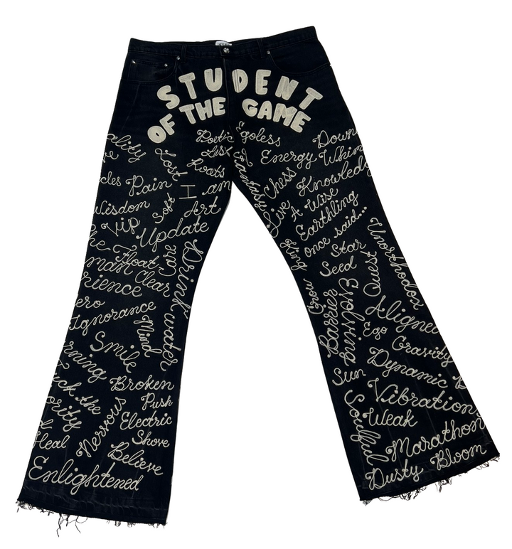 Earthling VIP 'Student' Black Denim Jeans