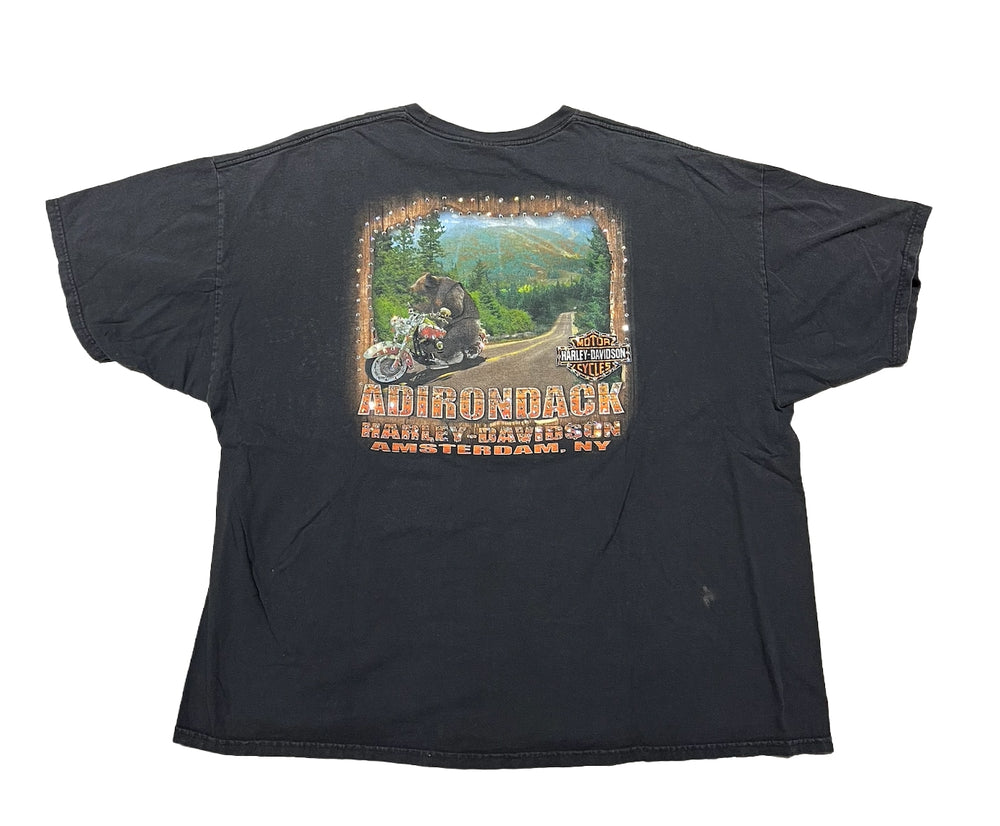 Harley Davidson 'Adirondack' Rhinestone Vintage Tee