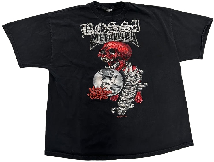 Bossi 'Metallica Pit Boss' Rhinestone Vintage Tee