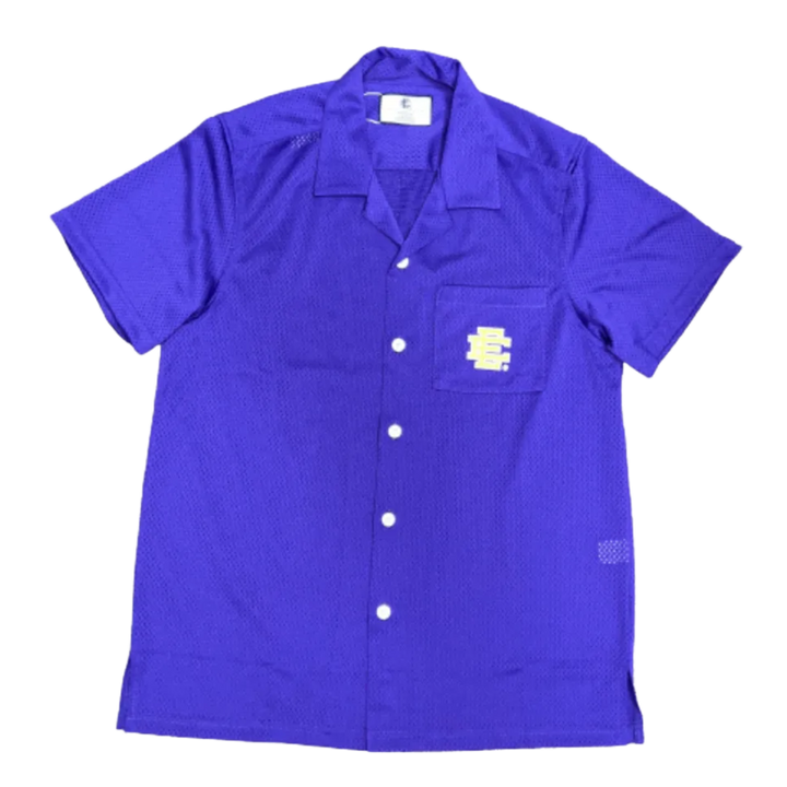 Eric Emanuel 'Purple Yellow' Collared Jersey