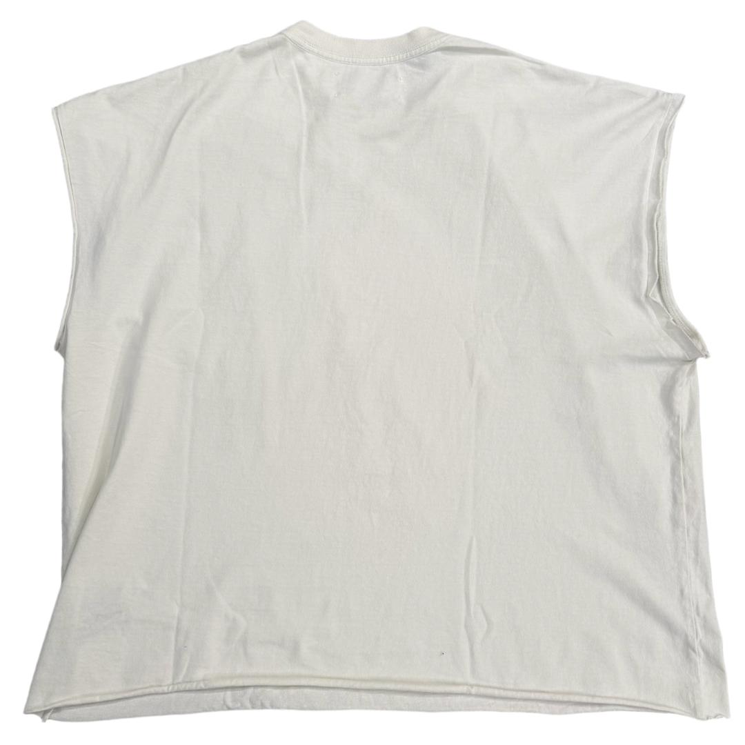 Satoshi Nakamoto 'Info Services' White Cutoff Tee