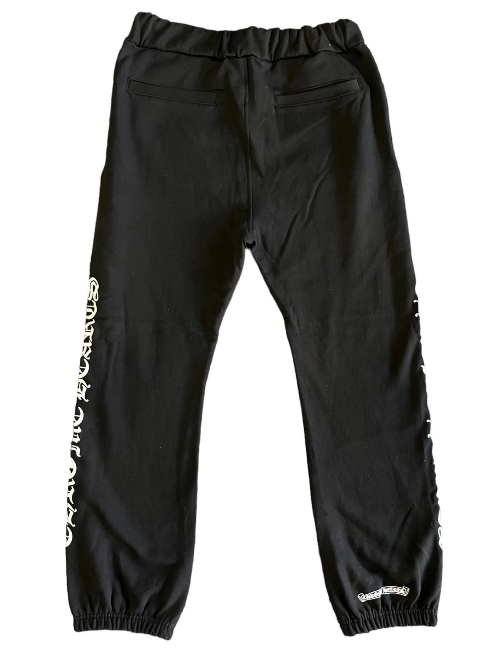 Chrome Hearts 'Scroll Logo' Black Sweatpants