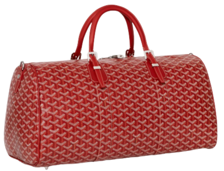 Goyard 'Boston 50' Red Duffle Bag