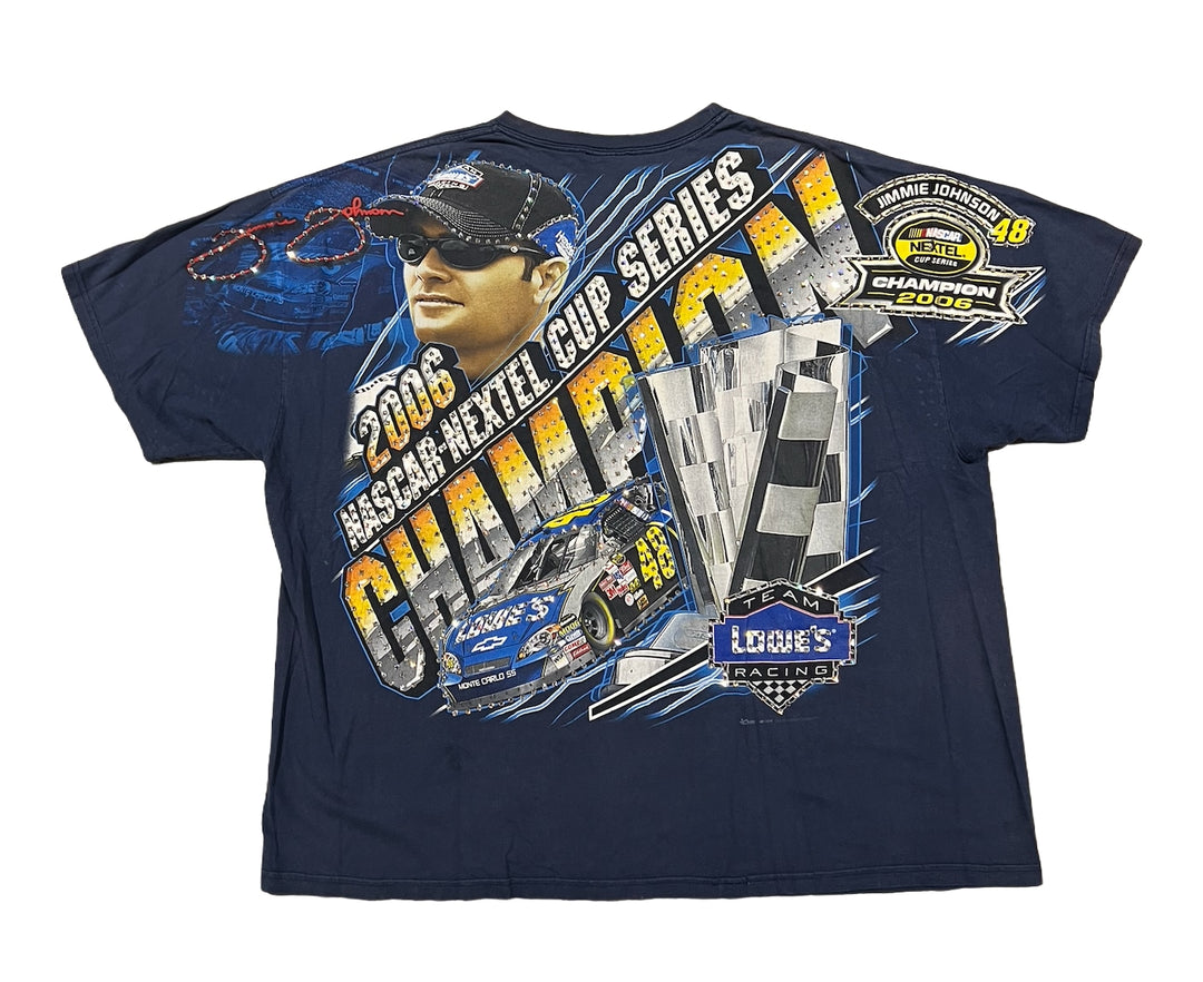 Jimmie Johnson 'Champion' Rhinestone Vintage Tee